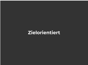 Zielorientiert